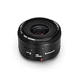 YONGNUO YN35mm F2 Fast EF Lens 1:2 AF/MF Wide-Angle Fixed/Prime Auto Focus Lens for Canon EF Mount EOS Cameras