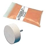 Cerium Oxide Glass Polishing Kit, Glass and Windshield Scratch Removal Kit, 8 Oz of Gordon Glass Cerium Oxide Polishing Powder, 3 inch Felt Polishing Buffing Wheel