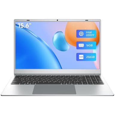 INHONLAP Laptop Computer, 15.6" FHD IPS Display, Laptop for Student and Business, 16GB RAM 256GB SSD Laptops, 6500Y Processor (up to 3.4GHz), WiFi 5