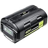 DTK Battery Replacement for Ryobi 40V Battery 6.6Ah OP4040 OP4026 OP4030 OP4050 OP4060A Compatible with Ryobi 40Volt Cordless Tool Lithium ion Battery Packs