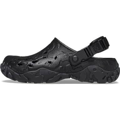 Crocs Unisex-Adult All-Terrain Atlas Clogs, Black/Black, 4 Men/6 Women