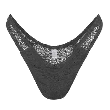 QOYDOY Crossdressing Hiding Gaff Panties Lace Transgender Tucking Shaping Brief Soft Breathable (Black S)