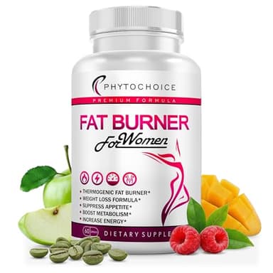 Belly Fat Burner for Women – Powerful Weight Loss Pills That Target Stubborn Belly & Thigh Fat – Thermogenic Metabolism Booster, Appetite Suppressant & Bloating Relief – Advanced Slimming Formula