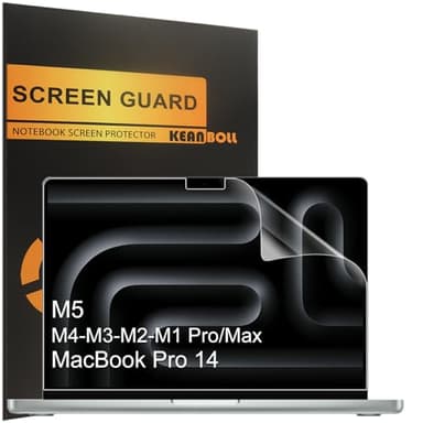 KEANBOLL 3 Pack Designed for MacBook Pro 14 Inch Screen Protector (2026-2021,M5, M4, M3, M2,M1 Pro/Max Chip), Anti Glare and Anti Fingerprint (Matte) Shield