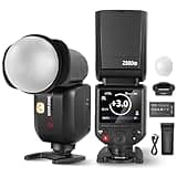 NEEWER Z880-N 76Ws 2.4G TTL Camera Flash Speedlite Compatible with Nikon, Diffuser & Adapter, Upgraded UI, Modeling Lamp, TTL/M Quick Switch, GN60 1/8000s HSS 7.2V/3000mAh Battery 600 Full Power Flash