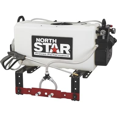 NorthStar High Flow ATV Boomless Broadcast and Spot Sprayer, 26 Gallon, 5.5 GPM, 12V, 60 PSI, 40 Ft Spray Swath, NSQ Series On-Demand Pump, Santoprene Diaphragm, for Lawn, Farm and Acreage