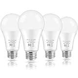 LED Light Bulbs, 100 Watt Equivalent A19, 13W 5000K Daylight White 1500 Lumens Non-Dimmable Bright E26 Edison Medium Screw Bulbs for Home Bedroom Kitchen Living Room Office Lamp, 4-Pack