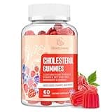 Cholesterol Supplement with Plant Sterols & Stanols, Guggul, Bergamot Orange Extract, Red Yeast Rice, Cholesterol Complex Gummies for Cholesterol Normal Level, Mixed Berry Flavor, 60 Counts