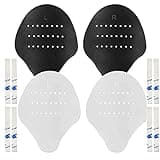 Qidie 2 Pairs Shoe Creases Protector Shoe Guards 2.0 Upgraded Anti-Wrinkle Sneaker Crease, Foam Soft Material Comfortable Shoe Inserts for Men and Women 4-12" (Women's 4-9)