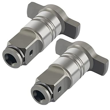 TorSor 2 Pack 1/2‘’ Anvil Wrench Pin Converter Shaft Adapter for Cordless Impact Block Driver Power Wrenches Chuck System Spindle Electric Hammer Spanner Drill