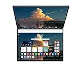 Ruchonin 2-in-1 13.5" 2.5K Dual Screen Touch Laptop Intel 12th Gen CPU Alder Lake-N N100 Windows 11 Home 16GB RAM 1TB SSD (Gray)