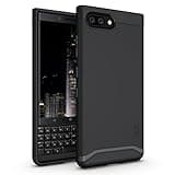 Blackberry KEY2 Case, TUDIA [MERGE Series] Heavy Duty EXTREME Protection/Rugged With Dual Layer Slim Precise Cutouts Phone Case For Blackberry KEY2 (Matte Black)