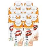 Boost Very High Calorie Nutritional Drink Creamy Strawberry, Made with Natural Strawberry Flavor & No Artificial Flavors, Colors & Sweeteners, 8 FL OZ (Pack of 12)