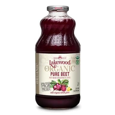 Lakewood Organic Beet Juice, 32 Fl Oz (Pack of 1) Package May Vary