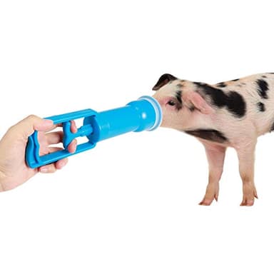 Alvinlite Animal Dyspnea Rescue Tool, Piglet Sputum Suction breathing Device New Born Piglet Rebreather Choking Amniotic Fluid Aid Tool Plastic Strong Sow Assisted Breathing Pump for Livestock Farm