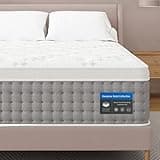 Sleepmax Queen Mattress 14 Inch - Hotel-Collection Hybrid Mattress Pain Relief - Deep Sleep Mattress Extra Lumbar & Hip Support - 365-Night Trial, Fiberglass-Free Bed in a Box, CertiPUR-US Certified