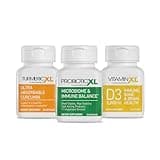 TrioXL - 3 Powerful Supplements That Promote a Strong Immune System, Includes TumericXL, VitaminXL D3 & ProbioticXL, Gluten-Free Immune Booster, 3-30 Count