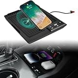 KEWISAUTO Car Wireless Charger for 2022-2024 Honda Civic, Center Console Charging Panel QC PD Fast Phone Charger Pad for Honda Civic 2022 2023 2024 Accessories