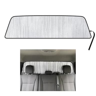 Rear Tailgate Window Sunshade Custom Fit for 2015 2016 2017 2018 2019 2020 2021 2022 2023 2024 2025 2026 Ford F-150 F-250 F-350, UV Sun Protection Accessories - Made in USA (NOT for Sliding Window)