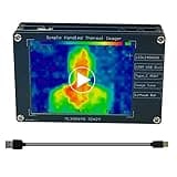 2024 Upgraded MLX90640 Infrared Thermal Imager Portable Infrared Thermal Sensor High Accuracy Camera Temperature Tester Detection Non-Contact Measurement Buillt in Battery.