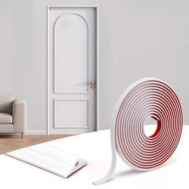 Art3d 30Ft Flexible Peel and Stick Crown Molding Trim, Self-Adhesive Panel Moulding Décor Lines for Wall Door Cabinet Frame, Mirror Window Borders & Home DIY, White