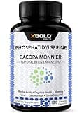 PhosphatidylSerine & Bacopa Monnieri 400 mg 2 in 1 Supplement - Natural Brain Enhancer/Nootropic for Enhanced Focus and Concentration, Memory Support, & Cognitive Function - 120 Vegetarian Capsules