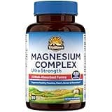 Vitalitown 10 in 1 Magnesium Complex Supplement - 400mg Elemental Magnesium Chelated with Glycinate, Citrate, Malate, Taurate & More - for Sleep Muscle Heart Energy - Non-GMO, Vegan, 90 Caps