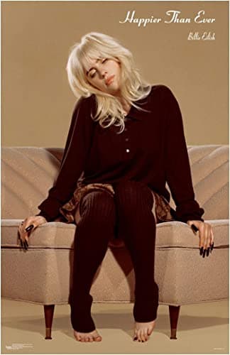 Scorpio Posters Billie Eilish - Happier Than Ever - Couch Mini Poster - Officially Licensed - 11" x 17"