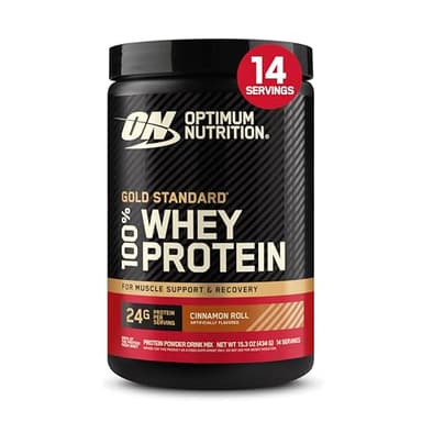 Optimum Nutrition Gold Standard 100% Whey Protein Powder, Cinnamon Roll, 1 Pound (Pack of 1)