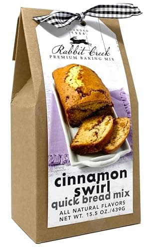Rabbit Creek Cinnamon Swirl Quick Bread Mix – Easy To Make Cinnamon Quick Bread Mix, Made in the USA, Cinnamon Quick Bread Mix