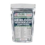16,500 Non GMO Heirloom Vegetable Seeds Survival Garden 40 Variety Pack