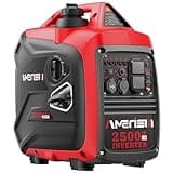 AMERISUN Portable Inverter Generator 2500W Gas Powered, Long Runtime Gas Generator for Home Backup, Emergency, Camping, EPA Compliant 2025 Version