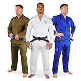 Sanabul Essential BJJ Gi for Men Brazilian Jiu Jitsu Gi Lightweight Preshrunk Fabric for Jiu-Jitsu Training & Competition - White, A3