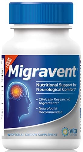 Vita Sciences Migravent – Advanced Nutritional Formula with Magnesium, CoQ10, Vitamin B2, and Butterbur for Brain and Circulatory Wellness – 60 Capsules