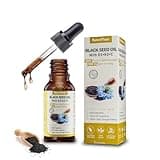NaturePlanet Organic Black Seed Oil Multivitamin Liquid Drops with 2500mg Black Seed Oil, Vitamin D3, K2, C, for Daily Health and Immunity Support, Gluten-Free, Vegan, 2 Fl Oz, 60 ml