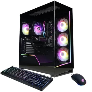 CyberPowerPC Gamer Xtreme VR Gaming PC, Intel Core i5-14400F 2.5GHz, GeForce RTX 5060 Ti 8GB, 16GB DDR5, 2TB PCIe 4.0 SSD, WiFi Ready & Windows 11 Home (GXiVR8060A34)