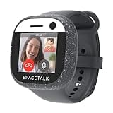 SPACETALK Adventurer 4G Kids Smart Watch with Phone and GPS Tracker - SIM Included, Texting, SOS Button, Camera, School Mode - Black