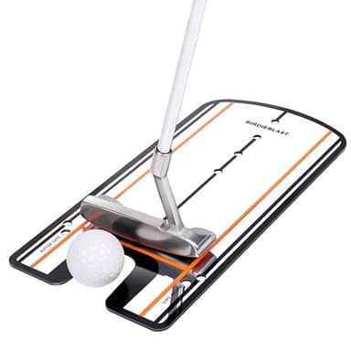 BIRDIEBLAST Golf Putting Mirror, Putting Mirror Training Aid for Golf with Putter Line,Golf Training Putters for Beginners