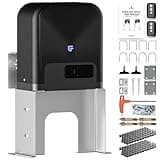 Gutentry 1500lb Automatic Sliding Gate Opener,Hardware Security System Kit for Sliding Gates,Electric Rolling Driveway Slide Gate Motor with Remote Control,340W AC Strong Motor,42ft/min Speed,Black