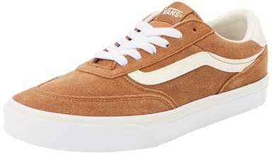 Vans Women's Brooklyn LS Shoe | Low-Top Sneakers for Everyday Wear, Walking, Work & Fashion, Suede Chipmunk, 8.5