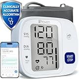 iProven Blood Pressure Monitor Bluetooth for Home Use - Upper Arm with App Integration, Easy-to-Use One-Touch Operation, and Large Backlit Display for Convenient Monitoring.
