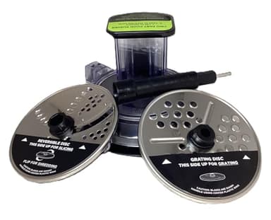 Chute Feed Lid Slicer Shredder Grater Discs for Ninja 40oz Bowl BL491 BL492 BL493 BL494 CT670V CT671AV CT672A CT672V Blender - MUST READ Details - Compact Size