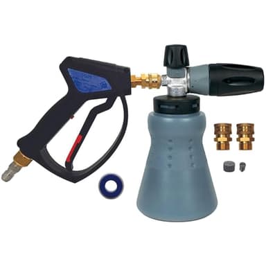 MTM Hydro Wide Mouth PF22 Foam Cannon and SG28 Trigger Gun Kit for Pressure Washer Commercial Grade Made in Italy