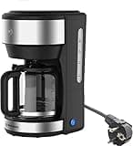Westinghouse 220 volts Coffee Maker with Permanent Filter and Hot Plate - 6 to 10cup - Stainless Steel (NOT FOR USE IN USA)