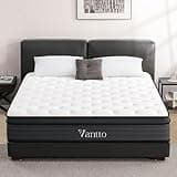 Vantto Full Size Mattress, 12 Inch Memory Foam Hybrid Mattress in a Box with Pocket Springs for Motion Isolation Pressure Relief, 100 Nights Trial, CertiPUR-US
