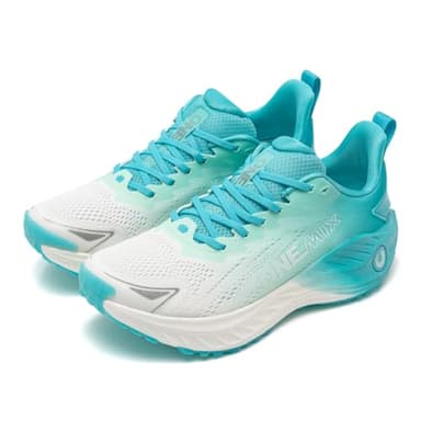 Shock-Absorbing Running Shoes - SpaceFoam Ultra-Cushioned Midsole & Stabilizing Wide Toe Box - Non-Slip Gym Training Shoes with Lateral Support 11 Oceanblue
