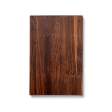 John Boos R-Board Series Rectangular Wooden Walnut Cutting Board 18”x12” – 1.5” Thick, 9-lb Reversible Butcher Block with Edge-Grain & Finger Grips – Made in the USA