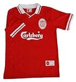 Liverpool Soccer Jersey 1996 – Iconic 90’s Vintage Football Shirt – Classic Reds Retro Jersey - Unisex Soccer Jersey (XL)