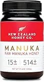 New Zealand Honey Co. Raw Manuka Honey UMF 15+ | MGO 514+, UMF Certified / 17.6oz