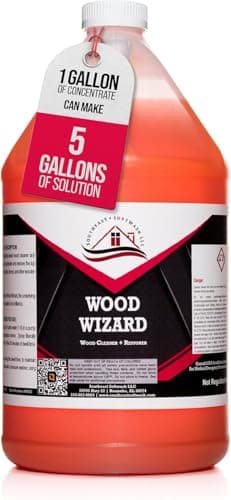 Southeast Softwash Wood Wizard | Heavy Duty Wood Floor Cleaner & Stain Remover | No-Bleach Wooden Floor Cleaner for Decks, Fences, Docks, and Hardwood | 55 Gallon Drum